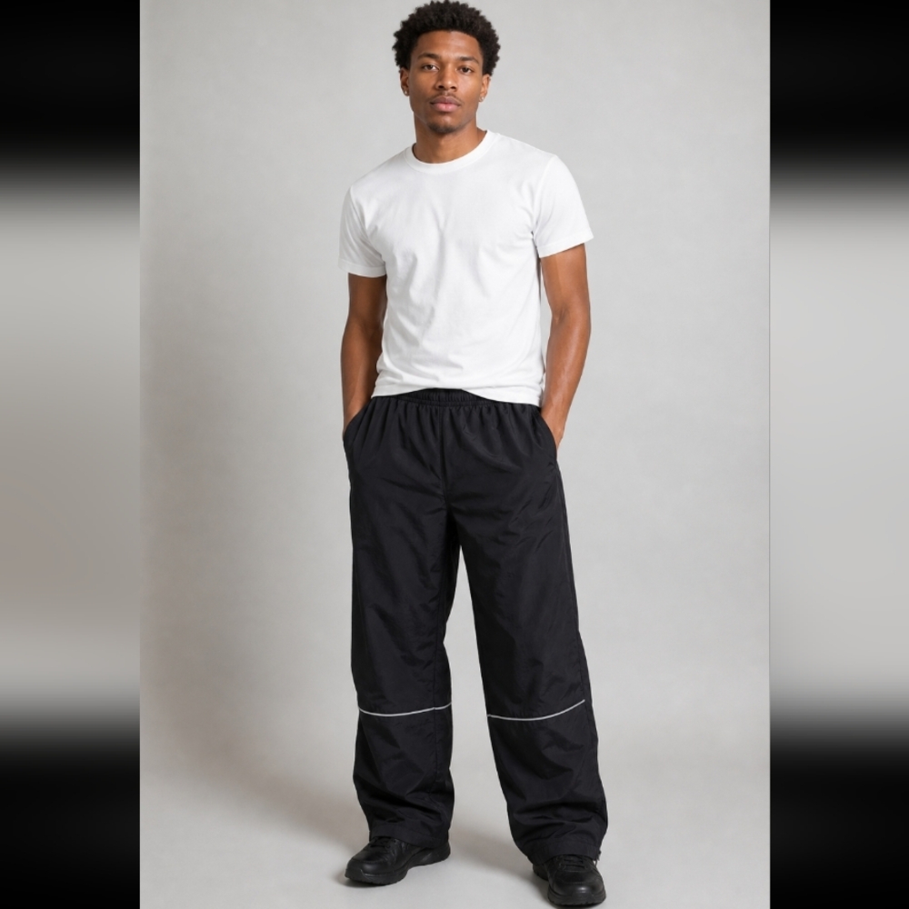 HARROW AXL Lined Pants Zipper Leg Black